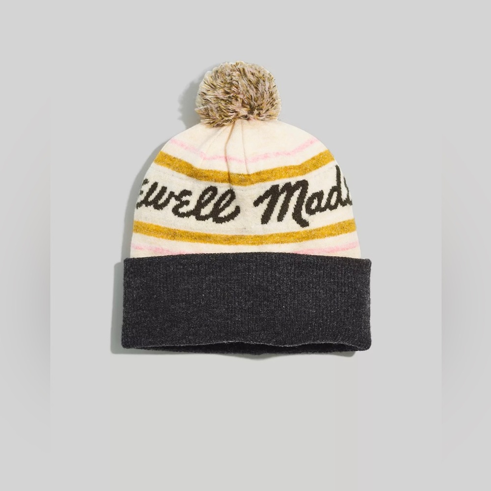 NWT!! Madewell Retro Pom-Pom Beanie